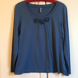 Hanna Andersson blue shirt. Size m